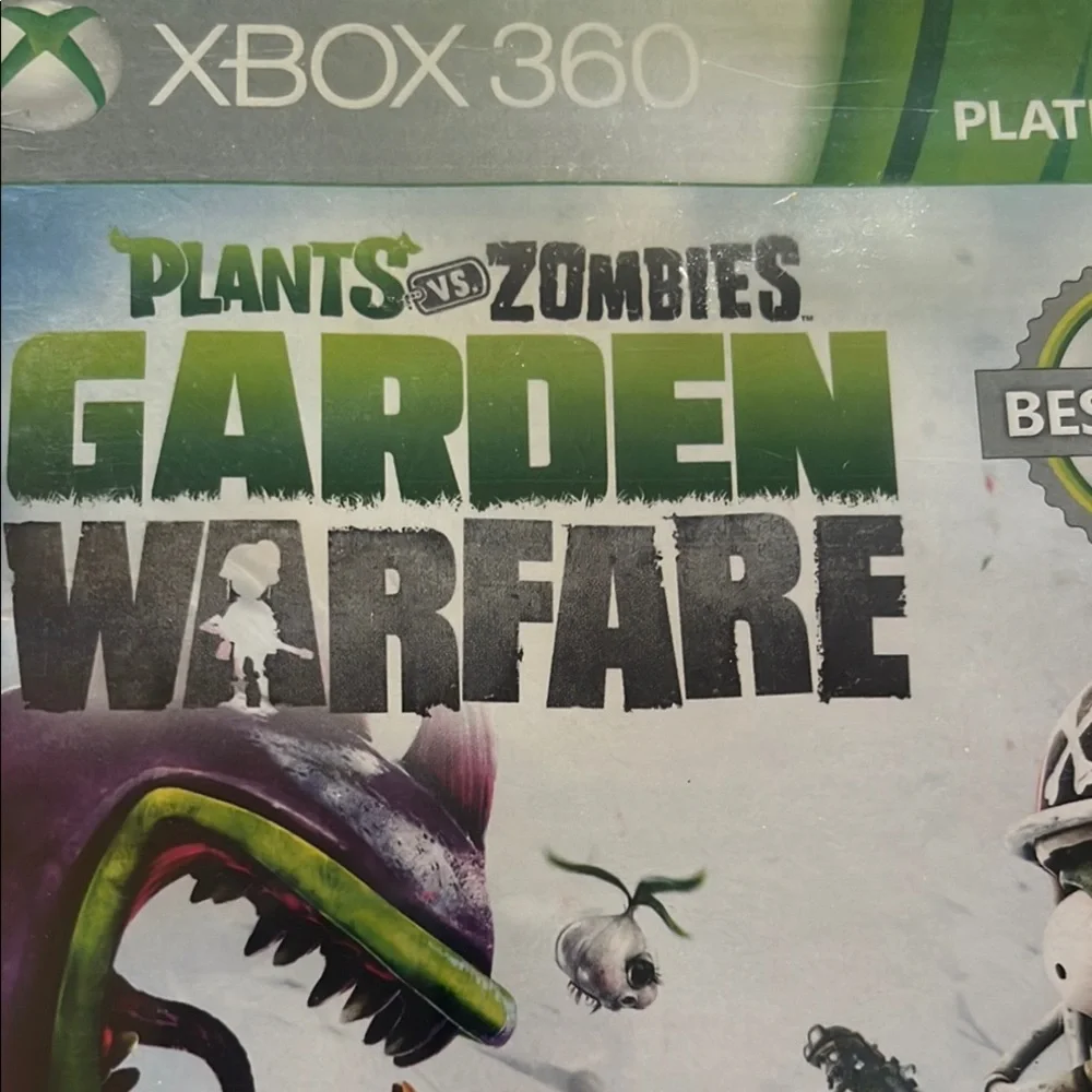 Green Xbox 360 Video Game Plants vs Zombies Garden Warfare